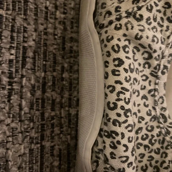Roxy Black and White Leopard Print Sneakers - Picture 5 of 5